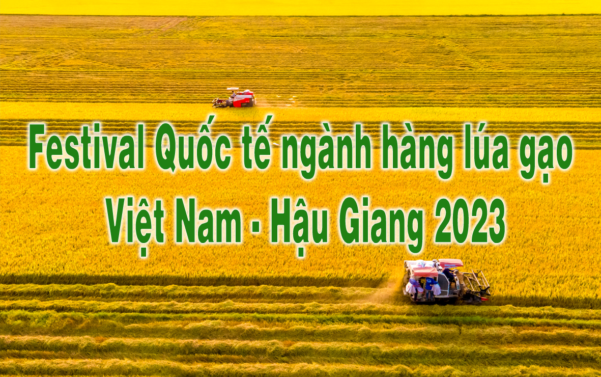 Festival Quốc tế ngành hàng lúa gạo Việt Nam - Hậu Giang 2023